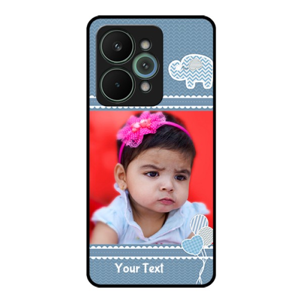 Realme 15 Pro 5G Custom Glass Phone Case - With Kids Pattern Design Realme 15 Pro 5G Custom Glass Phone Case - With Kids Pattern Design