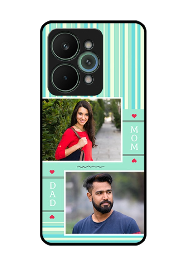 Realme 15 Pro 5G Custom Glass Phone Case - Mom & Dad Pic Design