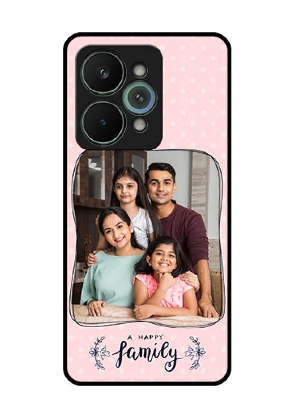 Realme 15 Pro 5G Custom Glass Phone Case - Family With Dots Design