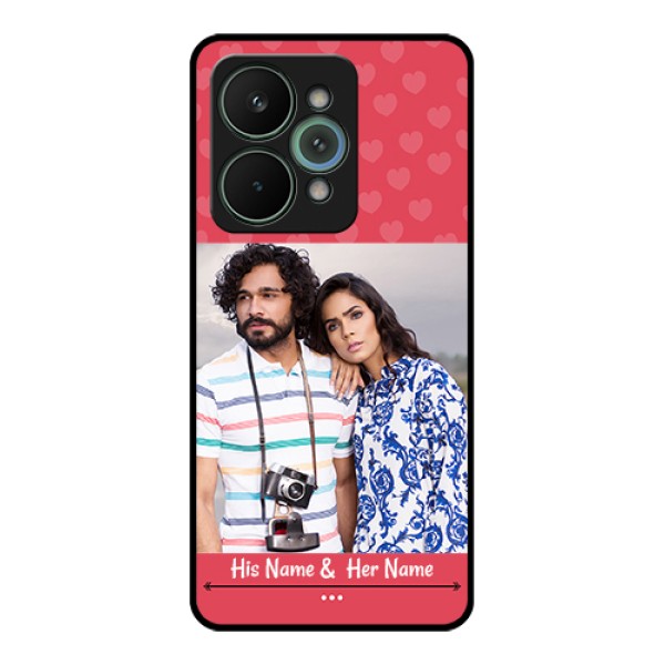 Realme 15 Pro 5G Custom Glass Phone Case - Simple Love Design
