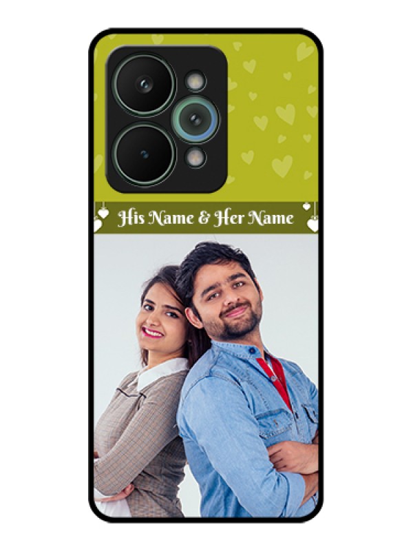 Custom Realme 15 Pro 5G Custom Glass Phone Case - You & Me Heart Design