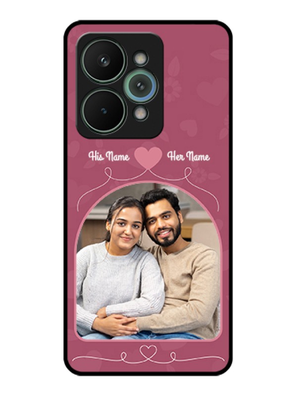 Custom Realme 15 Pro 5G Custom Glass Phone Case - Love Floral Design