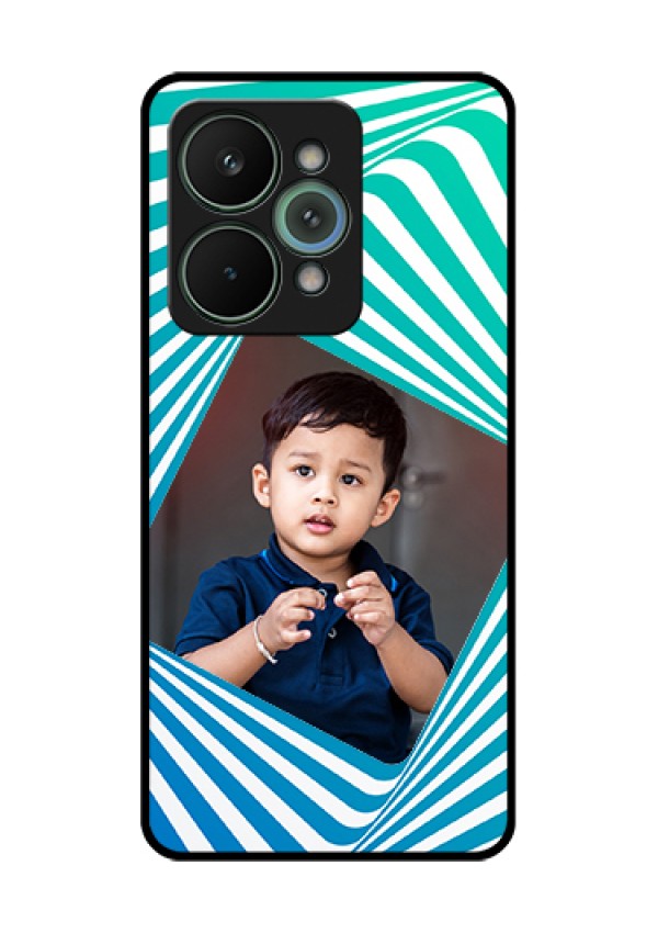 Realme 15 Pro 5G Custom Glass Phone Case - Abstract Spiral Design