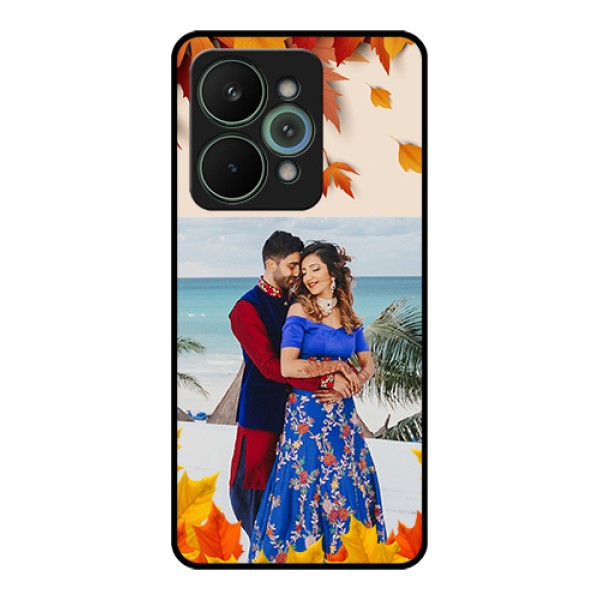 Realme 15 Pro 5G Custom Glass Phone Case - Autumn Maple Leaves Design Realme 15 Pro 5G Custom Glass Phone Case - Autumn Maple Leaves Design