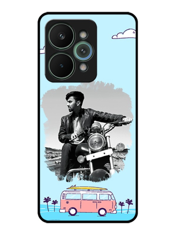 Custom Realme 15 Pro 5G Custom Glass Phone Case - Travel & Adventure Design