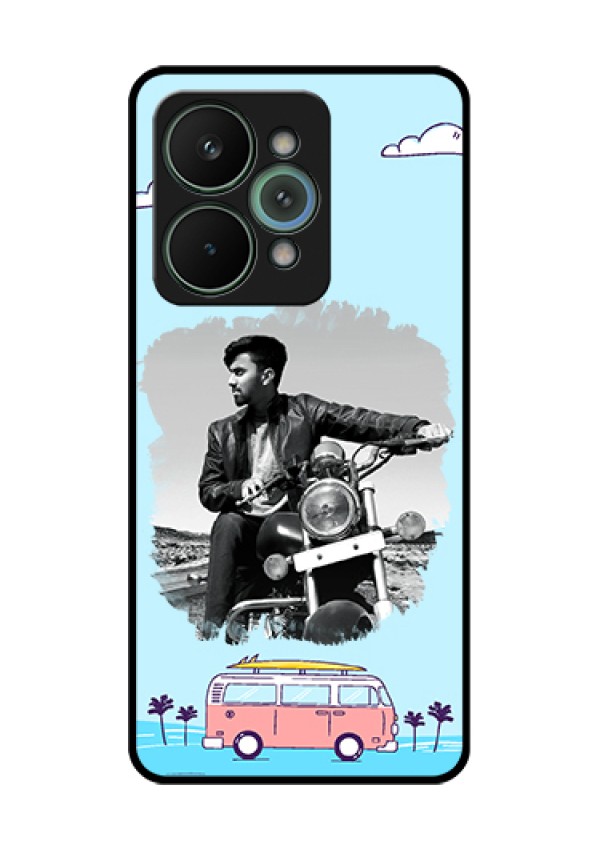 Realme 15 Pro 5G Custom Glass Phone Case - Travel & Adventure Design