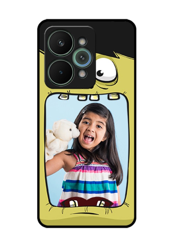 Realme 15 Pro 5G Custom Glass Phone Case - Cartoon Monster Back Case Design