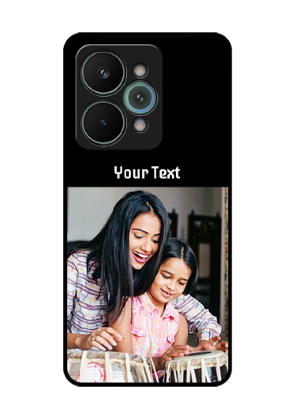 Realme 15 Pro 5G Custom Glass Phone Case - Photo With Name Design