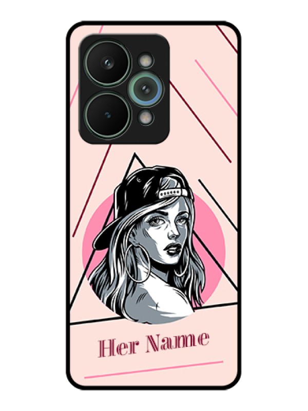 Custom Realme 15 Pro 5G Custom Glass Phone Case - Rockstar Girl Design