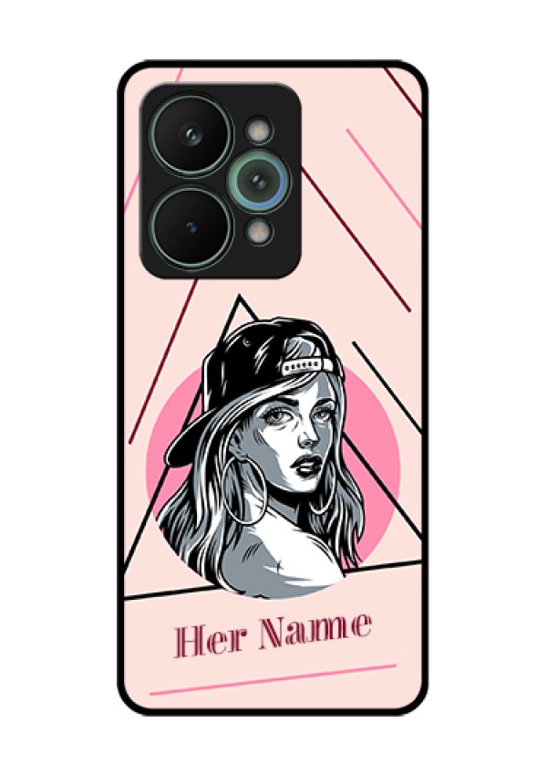 Realme 15 Pro 5G Custom Glass Phone Case - Rockstar Girl Design