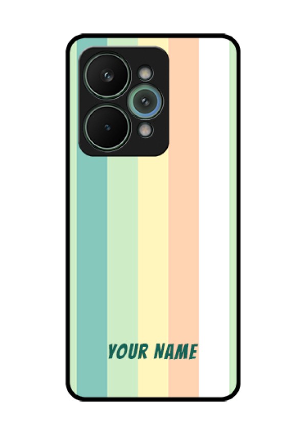 Realme 15 Pro 5G Custom Glass Phone Case - Multi - Colour Stripes Design
