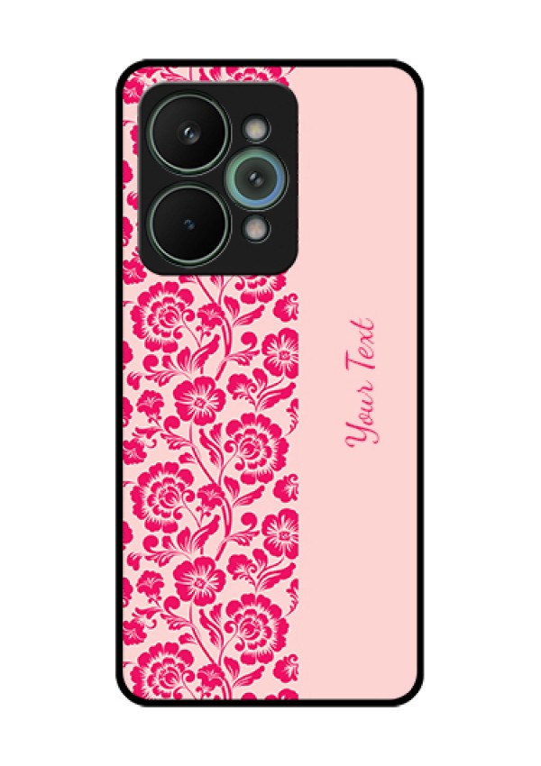 Realme 15 Pro 5G Custom Glass Phone Case - Attractive Floral Pattern Design