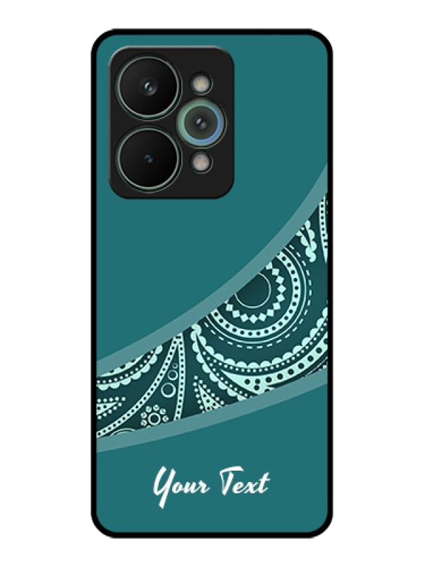 Custom Realme 15 Pro 5G Custom Glass Phone Case - Semi Visible Floral Design