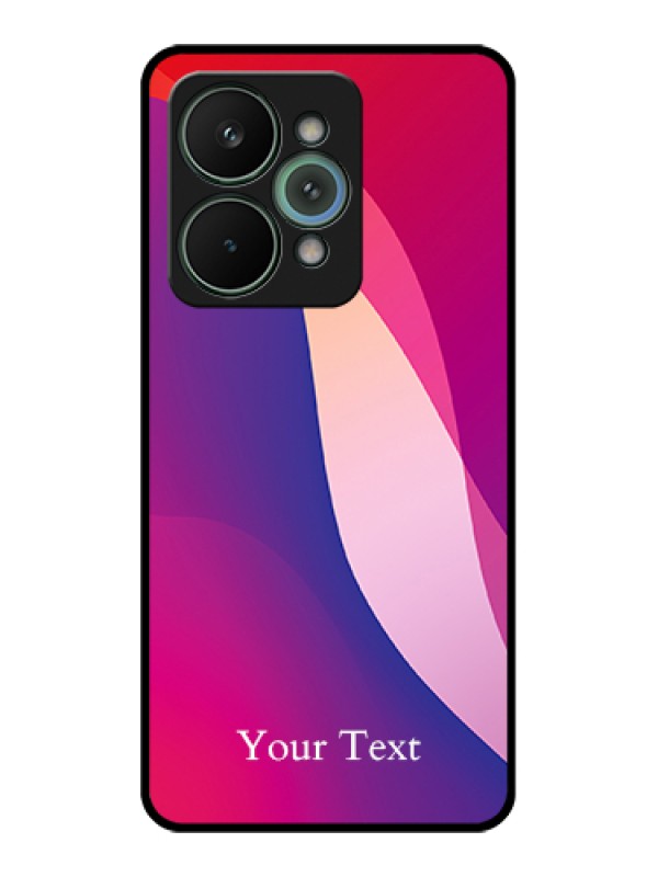 Custom Realme 15 Pro 5G Custom Glass Phone Case - Digital Abstract Overlap Design