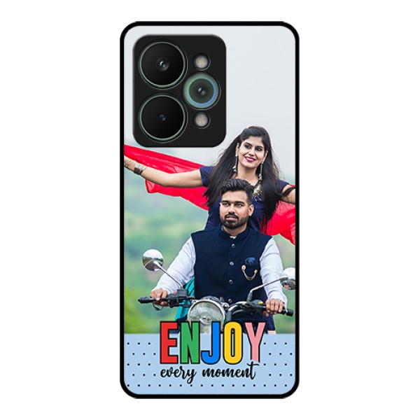 Realme 15 Pro 5G Custom Glass Phone Case - Enjoy Every Moment Design Realme 15 Pro 5G Custom Glass Phone Case - Enjoy Every Moment Design