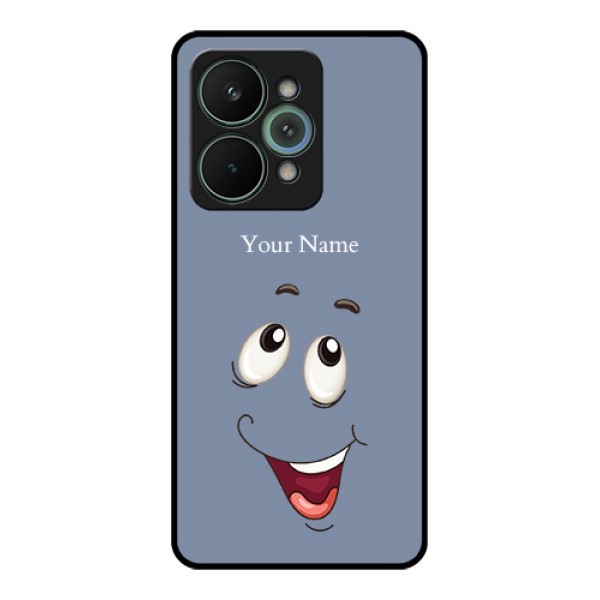 Realme 15 Pro 5G Custom Glass Phone Case - Laughing Cartoon Face Design Realme 15 Pro 5G Custom Glass Phone Case - Laughing Cartoon Face Design