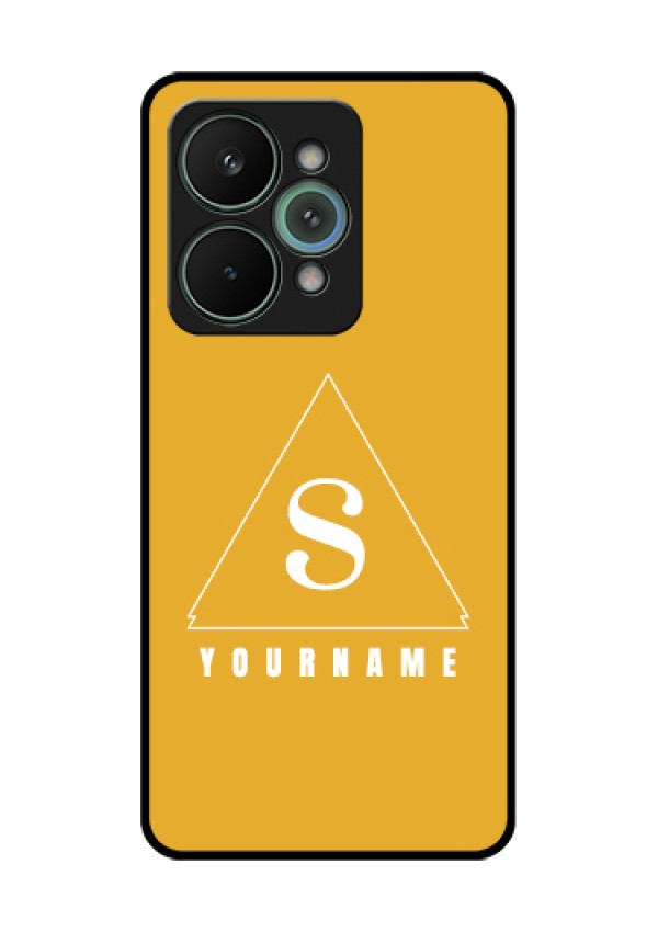 Realme 15 Pro 5G Custom Glass Phone Case - Simple Triangle Design