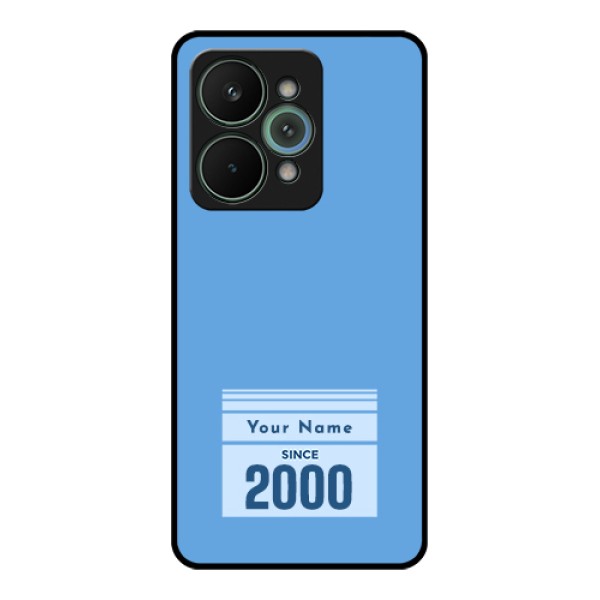 Realme 15 Pro 5G Custom Glass Phone Case - Custom Year Of Birth Design Realme 15 Pro 5G Custom Glass Phone Case - Custom Year Of Birth Design