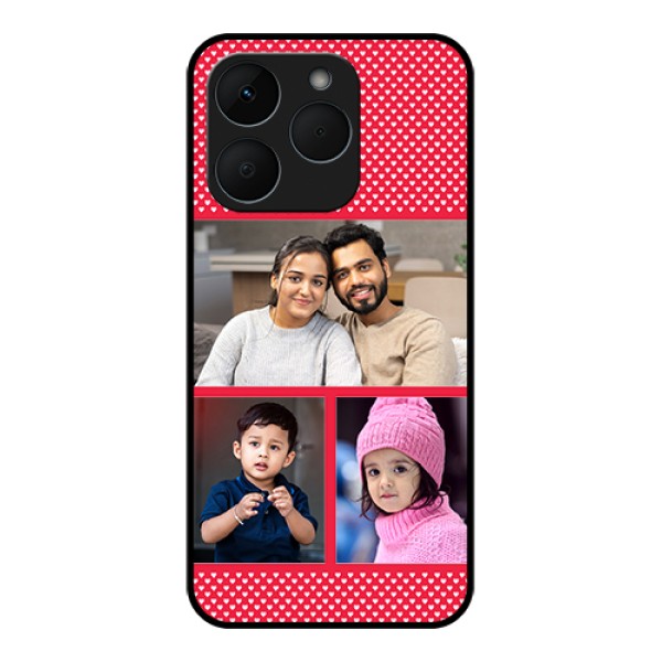 Realme 15T 5G Custom Glass Phone Case - Bulk Photo Upload Design Realme 15T 5G Custom Glass Phone Case - Bulk Photo Upload Design