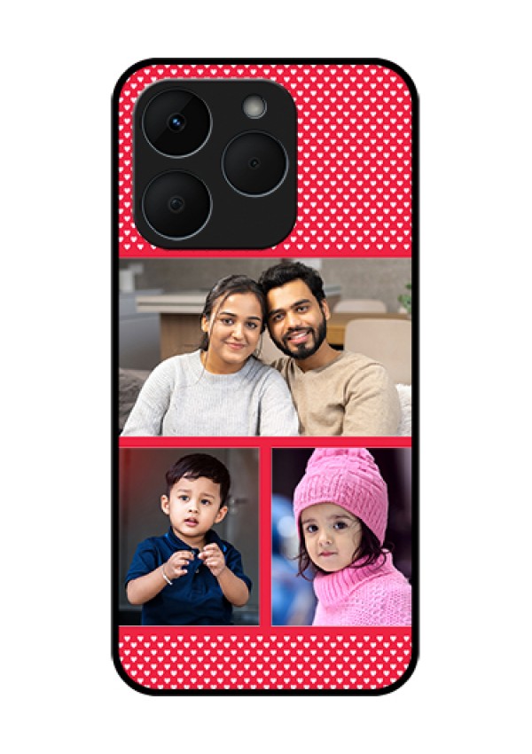 Realme 15T 5G Custom Glass Phone Case - Bulk Photo Upload Design