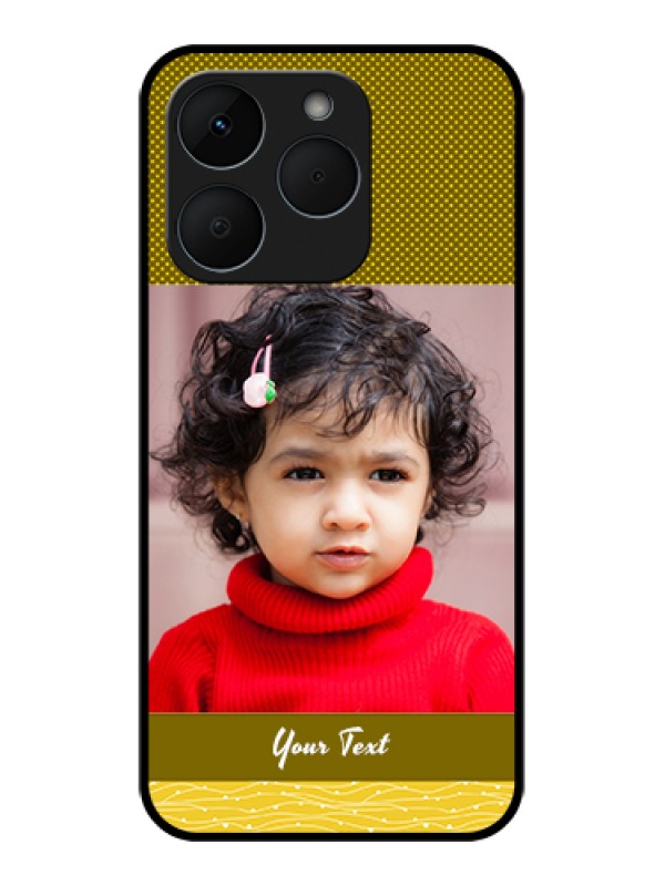 Custom Realme 15T 5G Custom Glass Phone Case - Simple Green Color Design