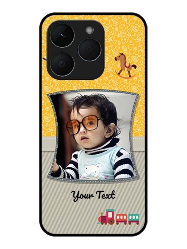 Custom Realme 15T 5G Custom Glass Phone Case - Baby Picture Upload Design