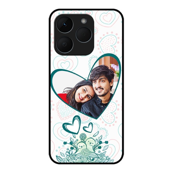 Realme 15T 5G Custom Glass Phone Case - Premium Couple Design Realme 15T 5G Custom Glass Phone Case - Premium Couple Design