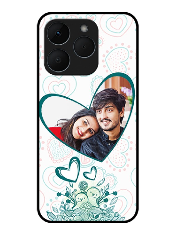 Custom Realme 15T 5G Custom Glass Phone Case - Premium Couple Design