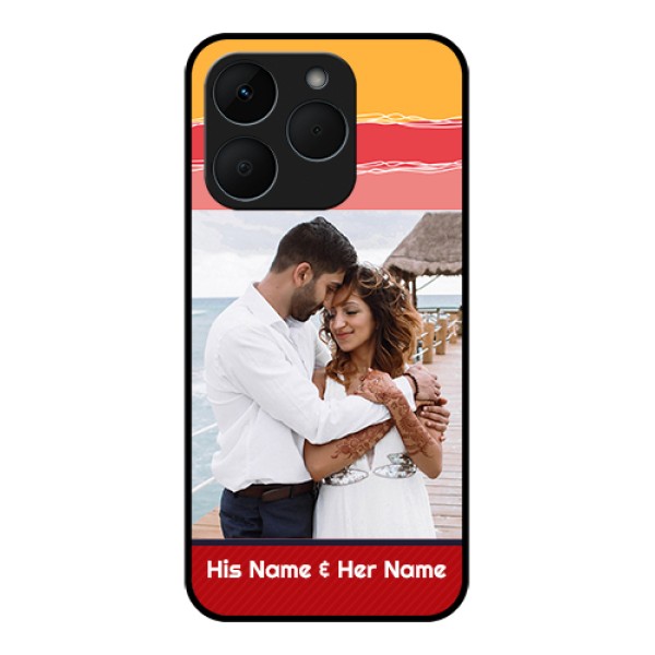 Realme 15T 5G Custom Glass Phone Case - Colorful Case Design