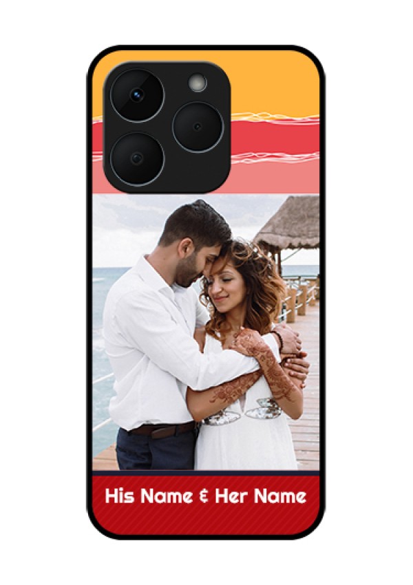 Realme 15T 5G Custom Glass Phone Case - Colorful Case Design