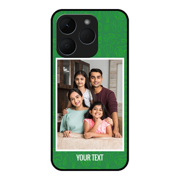 Realme 15T 5G Custom Glass Phone Case - Picture Upload Design