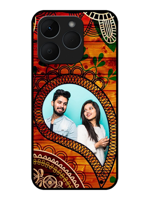 Custom Realme 15T 5G Custom Glass Phone Case - Abstract Colorful Design