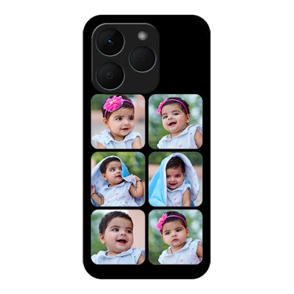 Realme 15T 5G Custom Glass Phone Case - Multiple Pictures Design Realme 15T 5G Custom Glass Phone Case - Multiple Pictures Design