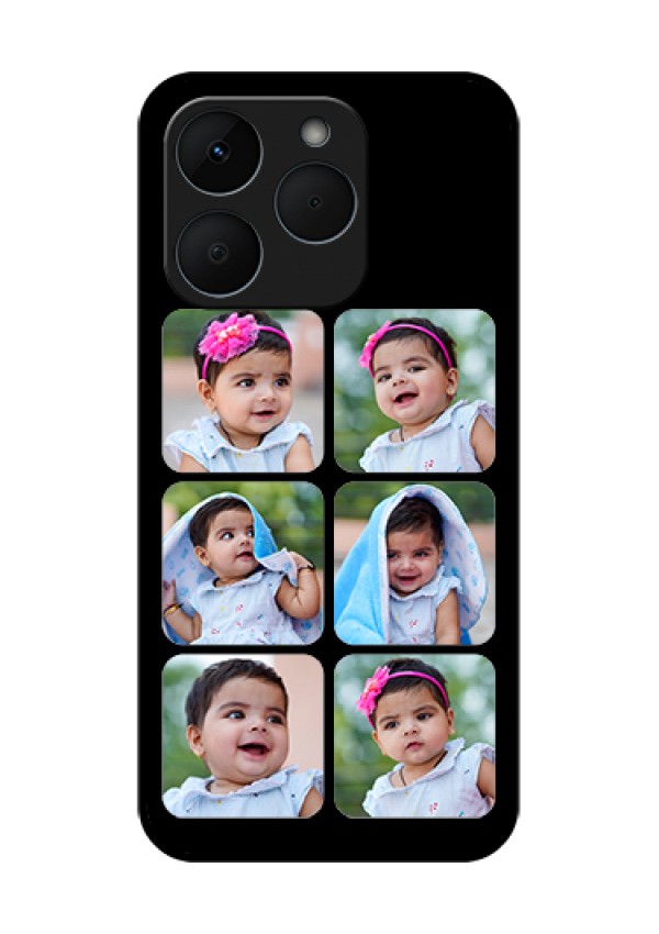 Realme 15T 5G Custom Glass Phone Case - Multiple Pictures Design
