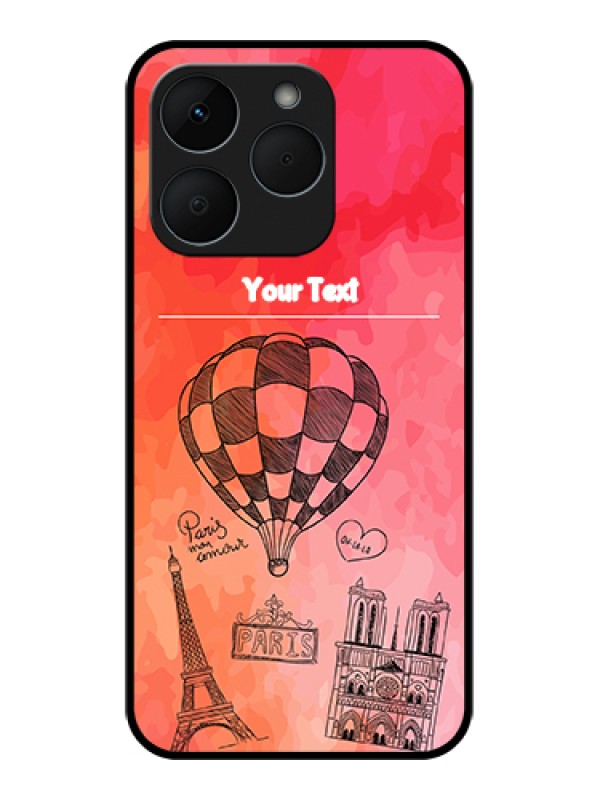 Custom Realme 15T 5G Custom Glass Phone Case - Paris Theme Design