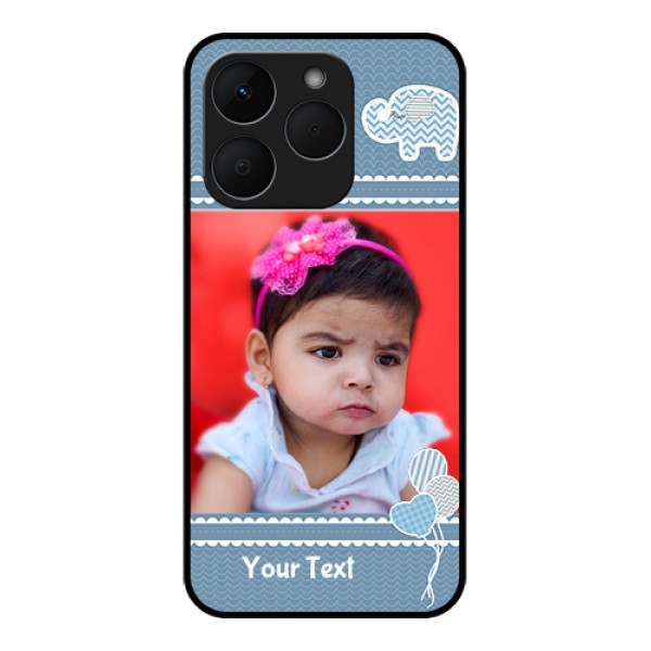 Realme 15T 5G Custom Glass Phone Case - With Kids Pattern Design Realme 15T 5G Custom Glass Phone Case - With Kids Pattern Design