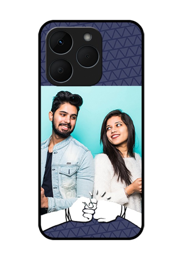 Realme 15T 5G Custom Glass Phone Case - With Best Friends Design