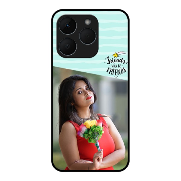 Realme 15T 5G Custom Glass Phone Case - Friends Picture Icon Design Realme 15T 5G Custom Glass Phone Case - Friends Picture Icon Design