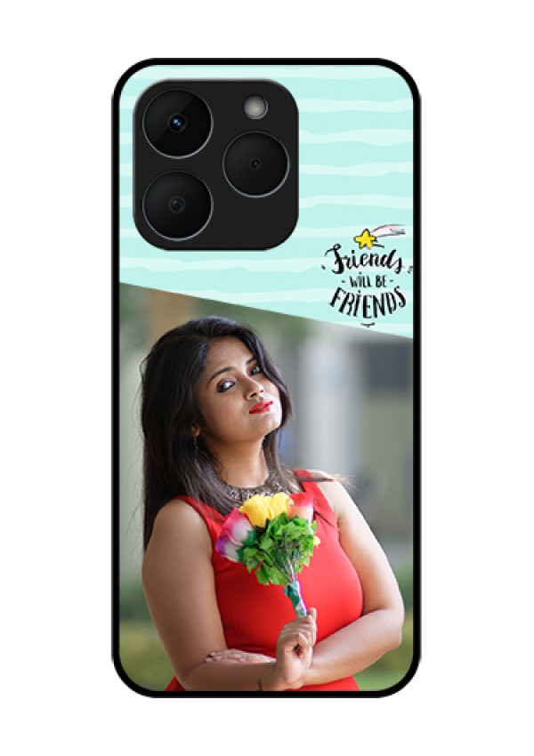 Realme 15T 5G Custom Glass Phone Case - Friends Picture Icon Design