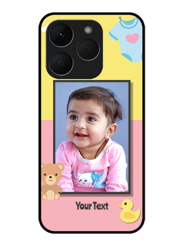 Custom Realme 15T 5G Custom Glass Phone Case - Kids 2 Color Design