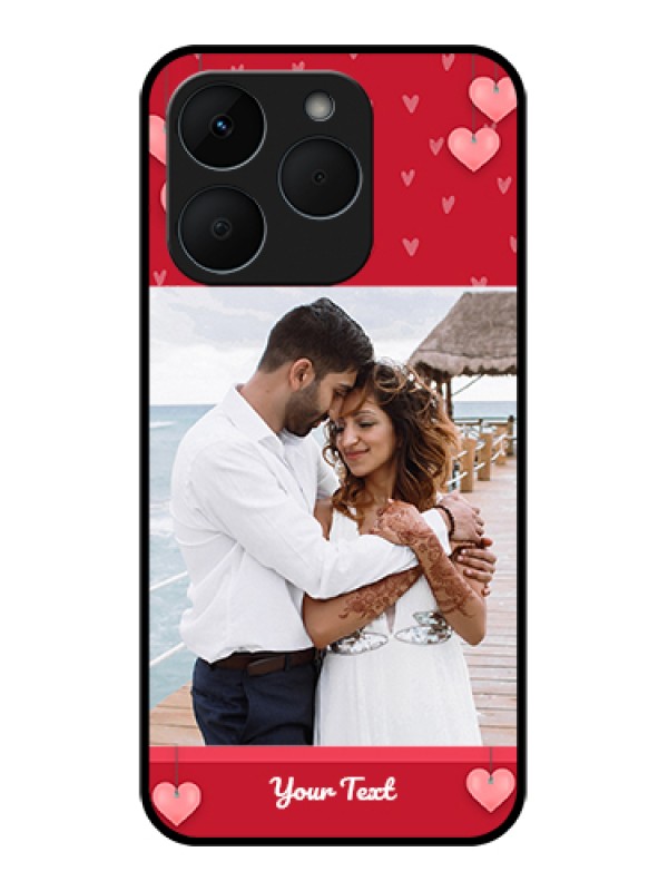 Custom Realme 15T 5G Custom Glass Phone Case - Valentines Day Design