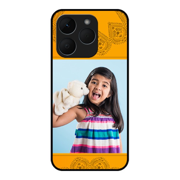 Realme 15T 5G Custom Glass Phone Case - Photo Wedding Design