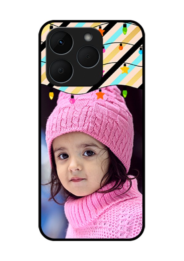 Realme 15T 5G Custom Glass Phone Case - Lights Hanging Design