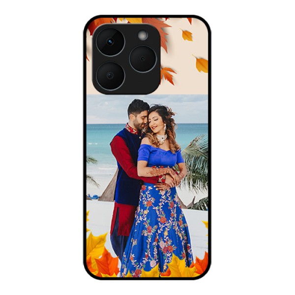 Realme 15T 5G Custom Glass Phone Case - Autumn Maple Leaves Design Realme 15T 5G Custom Glass Phone Case - Autumn Maple Leaves Design