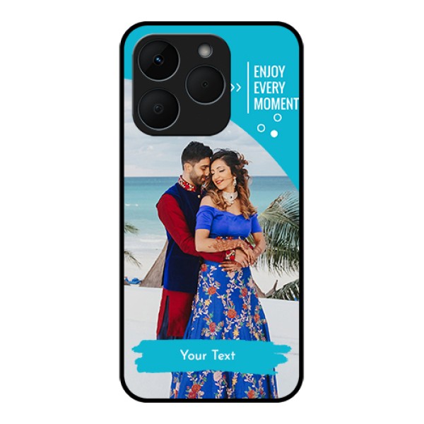 Realme 15T 5G Custom Glass Phone Case - Happy Moment Design