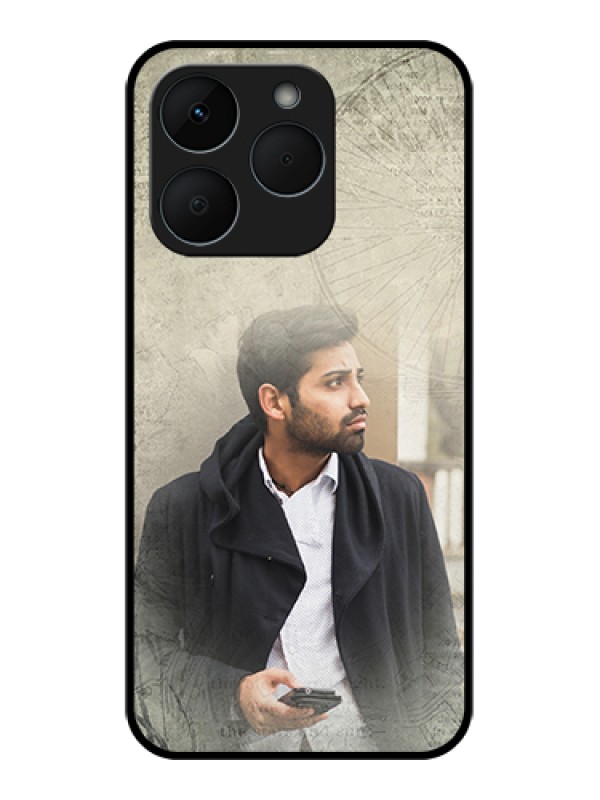 Custom Realme 15T 5G Custom Glass Phone Case - With Vintage Design