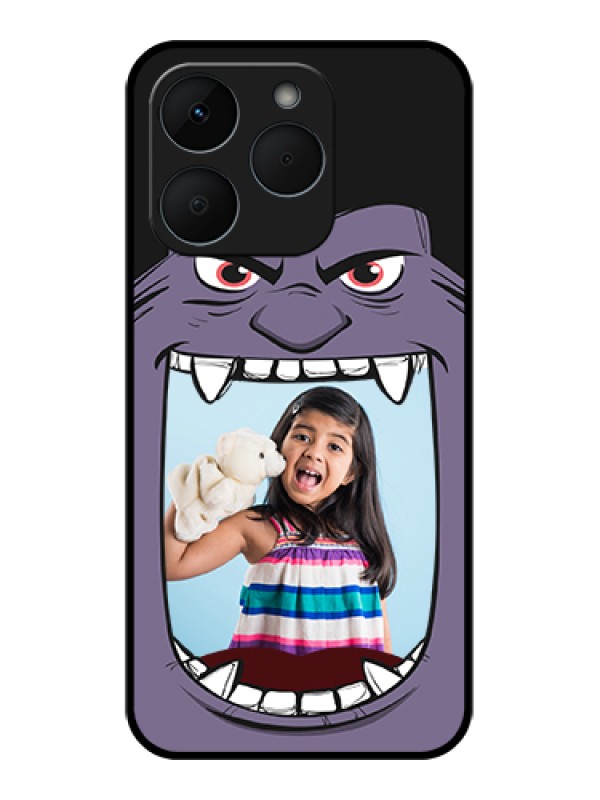 Custom Realme 15T 5G Custom Glass Phone Case - Angry Monster Design