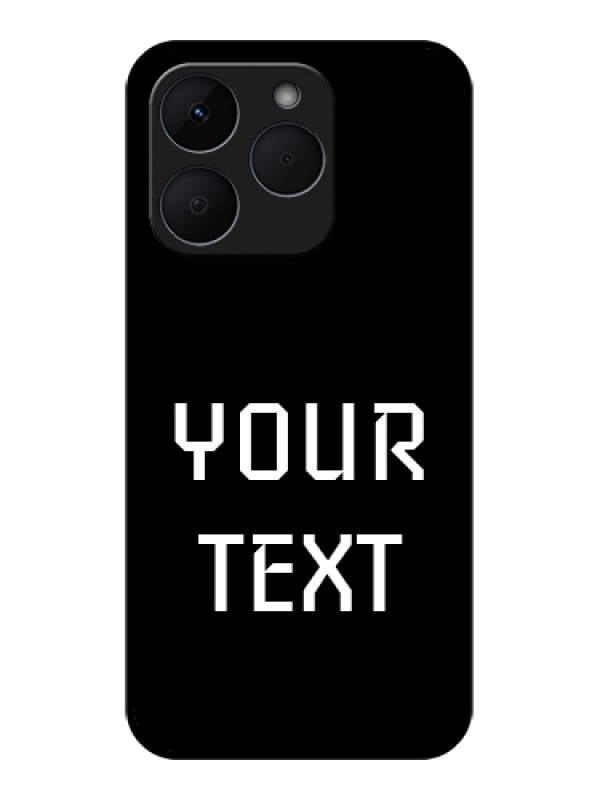 Custom Realme 15T 5G Custom Glass Phone Case - Your Name Design