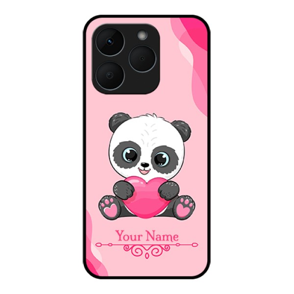 Realme 15T 5G Custom Glass Phone Case - Cute Panda Design
