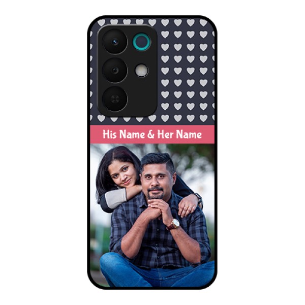 Realme 15X 5G Custom Glass Phone Case - Love Symbols Design